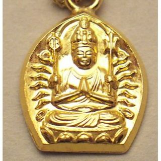 千手観音 ペンダントトップ 縁起物 24k