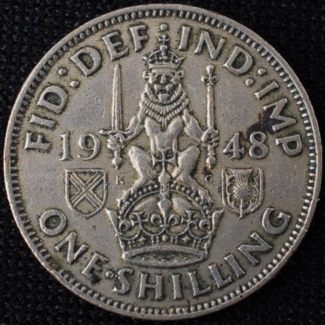 Royal Collection - イギリス ジョージ6世1シリング銅貨 旧英国法定