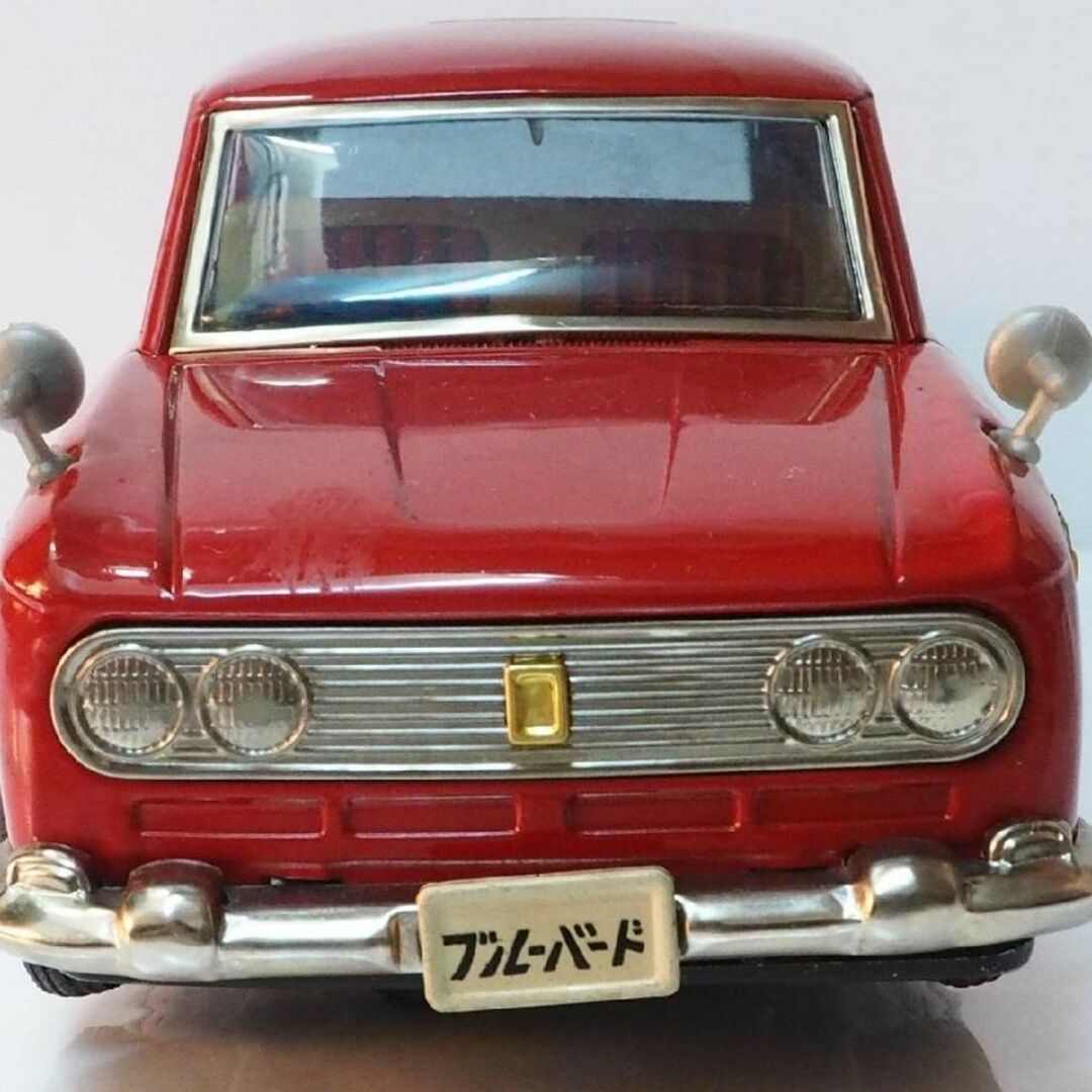 イチコー【ダットサン ブルーバード410赤 動作不良】当時物ブリキ製