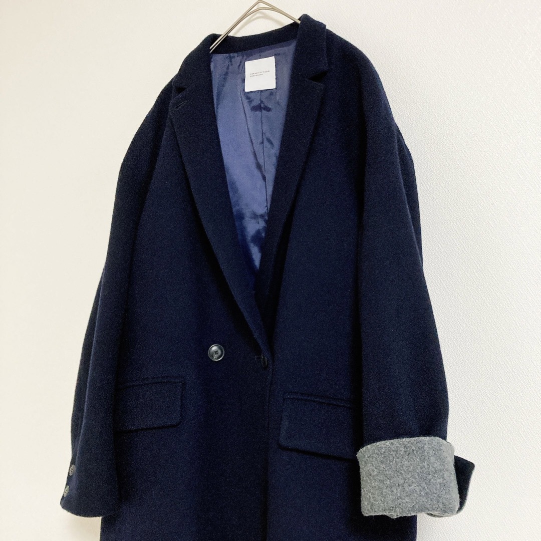 北欧暮らしの道具店 3WAYアレンジ襟のかろやか チェスターコート