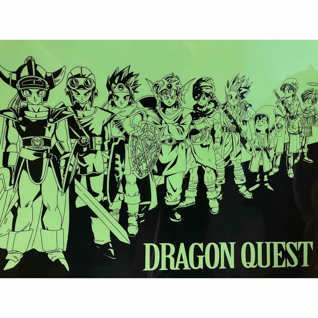 希少】ドラゴンクエスト 新規描き下ろし 歴代勇者 クリアファイル 鳥山