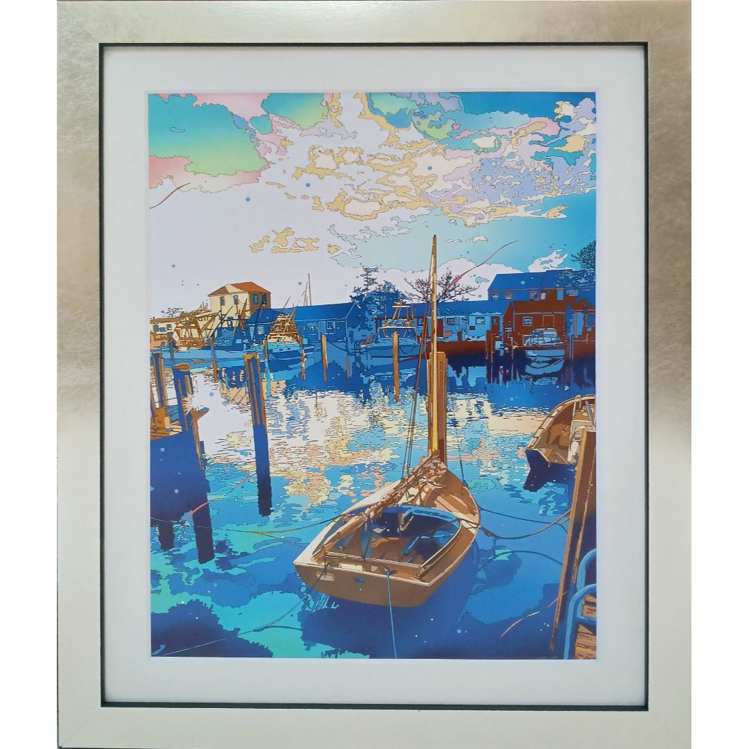 鈴木英人 ジグソーパズル EIZIN SUZUKI 非売品 ポスター 美しい岸辺