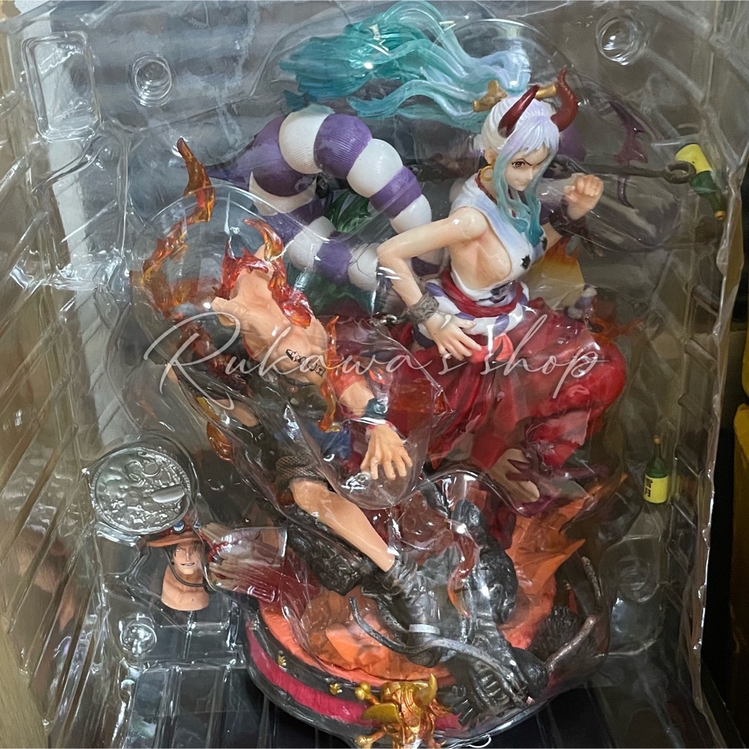 ワンピース 火拳のエース ヤマト フィギュア ガレージキット31cmの通販