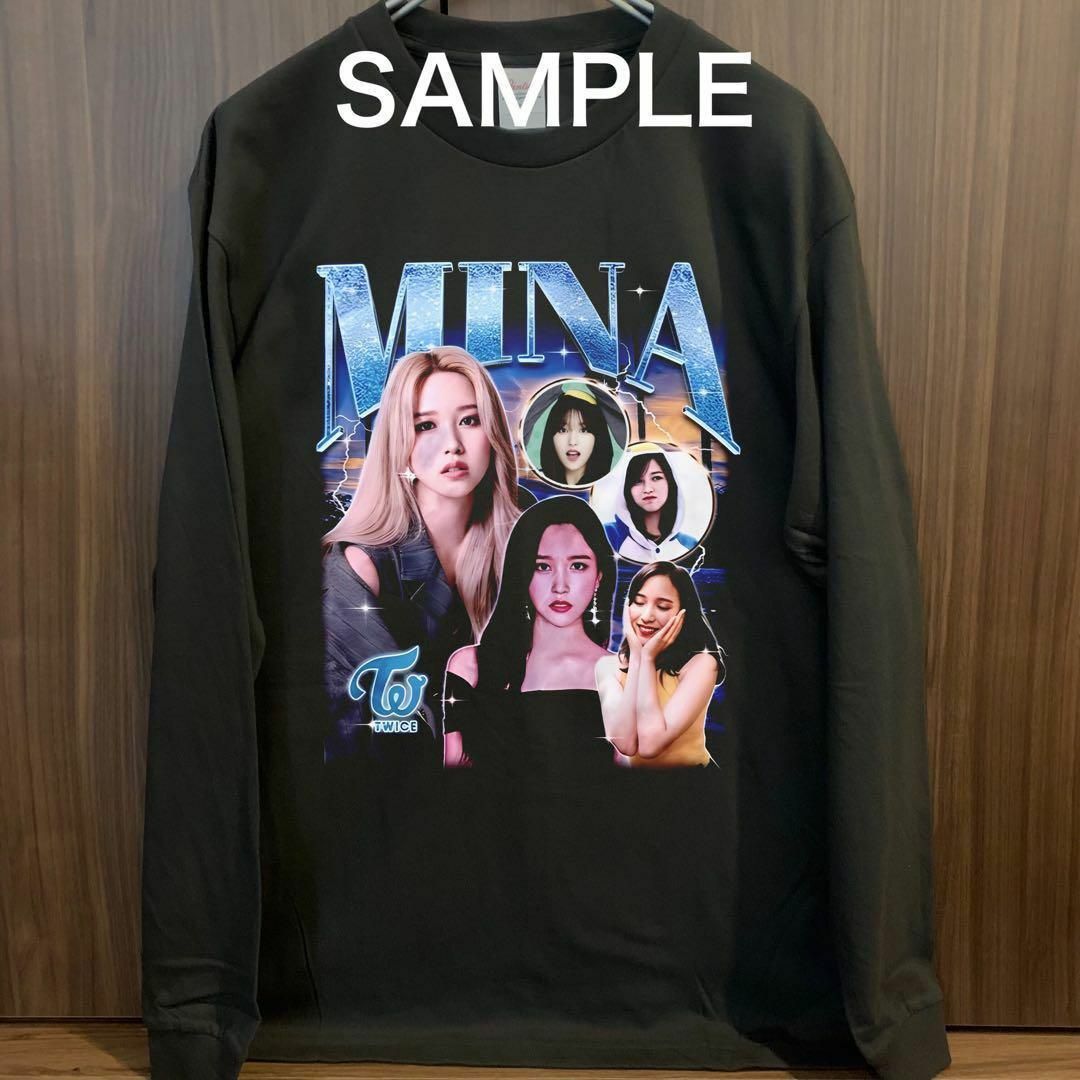 TWICE ミナ ロンT rap hiphop musicの通販 by yutete ｜ラクマ