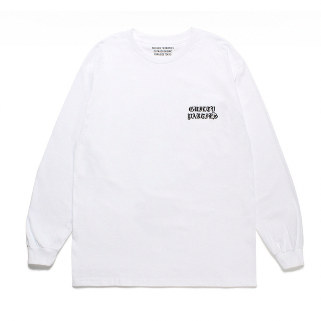 WACKO MARIA - WACKOMARIA LONG SLEEVE T-SHIRT ロンT 白 の通販 by