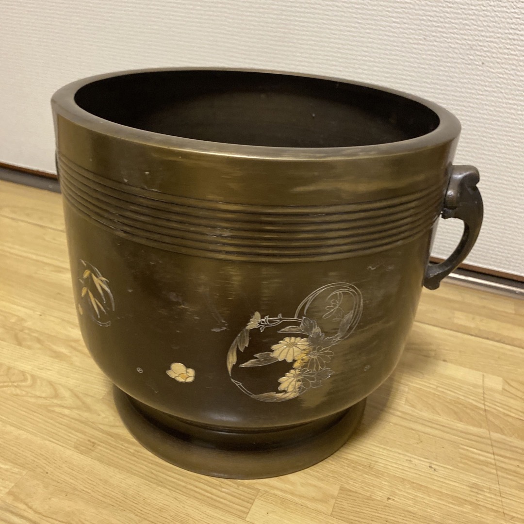 銅製火鉢古民道具手あぶり火鉢の通販 by AK's shop｜ラクマ