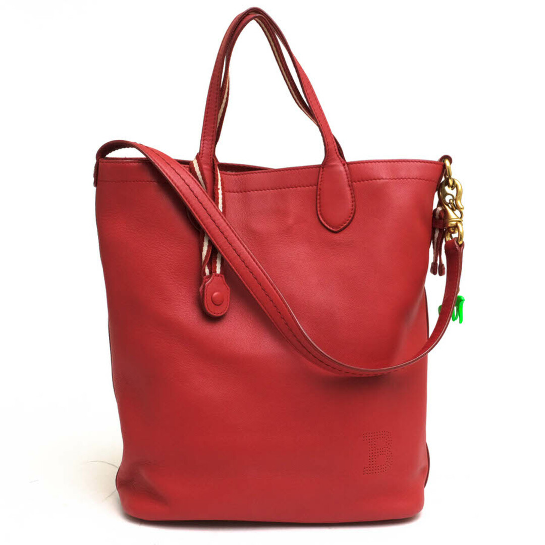 新品未使用 BALLY 赤 レザー 保存袋付き トランプ 新品未使用 BALLY 赤