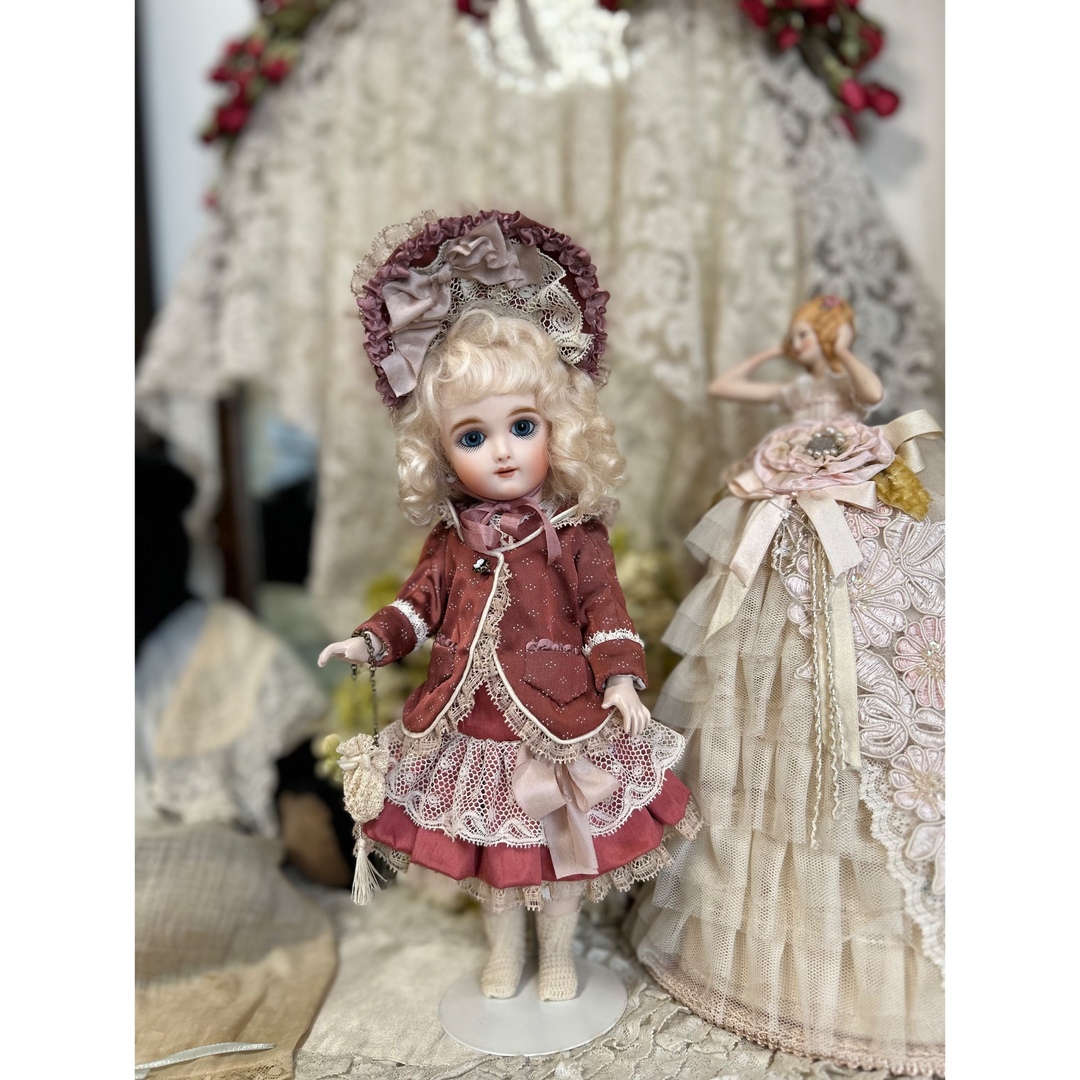 アンティークビスクドールミニョネット アンティークビンテージ