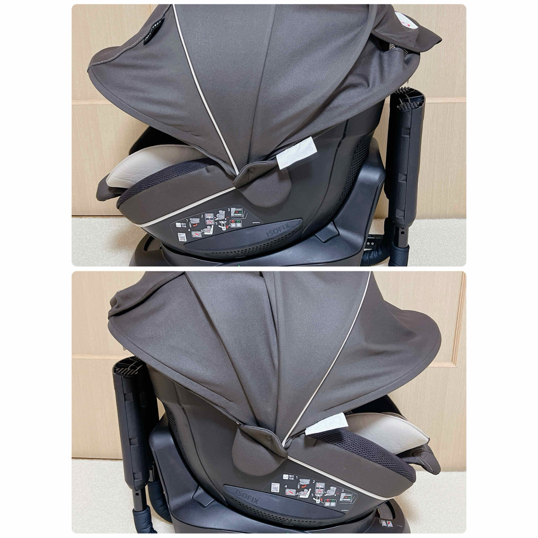 エールべべ クルット5i グランス ISOFIX グランブラウン シート洗濯