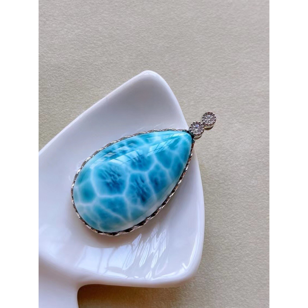 星型⭐︎ラリマー ♡ペンダントトップ♡お値下げ 値下げ handmade