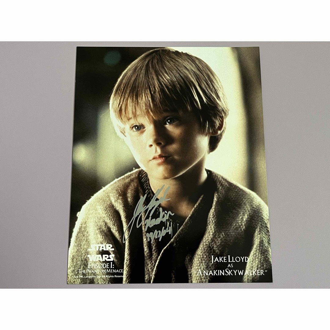 スターウォーズ アナキン役 ジェイクロイド氏 直筆サイン スター