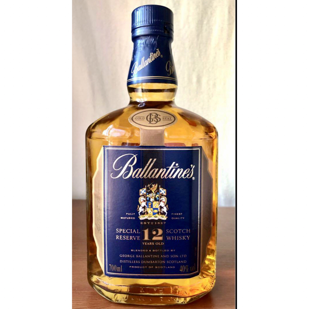 バランタイン 12年 ゴールドシール ウイスキー 700ml 古酒
