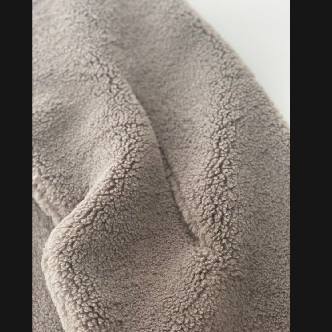 enchar エンチャール ボアボリュームショールマフラー【モカ