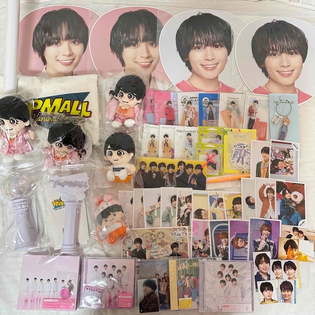 なにわ男子 大西流星 指人形 フォトカードホルダー ちびぬい グッズ