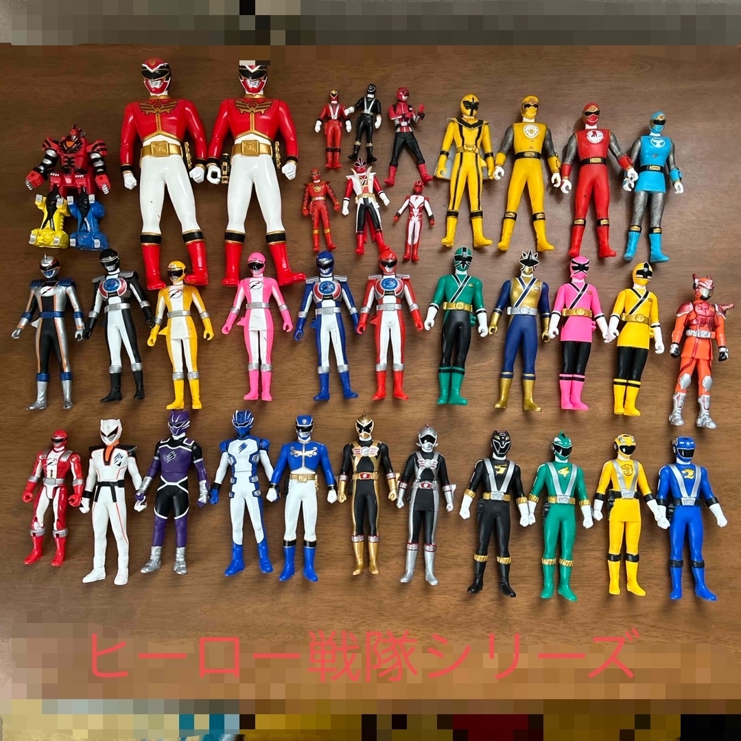 BANDAI - ヒーロー戦隊 ソフビ 35体の通販 by take's-one's shop