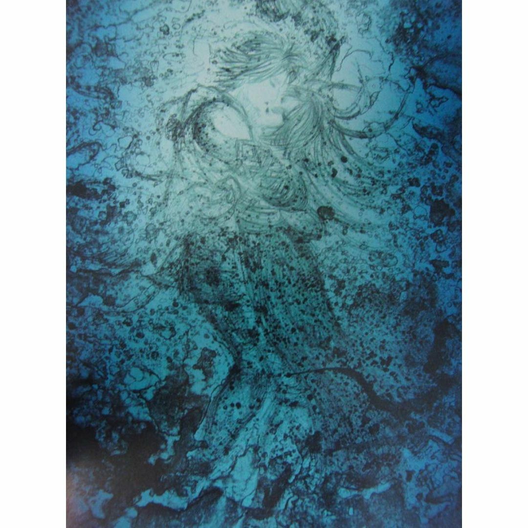 天野喜孝、、希少な額装用画集より、美品、新品額装付、送料込み、タロット