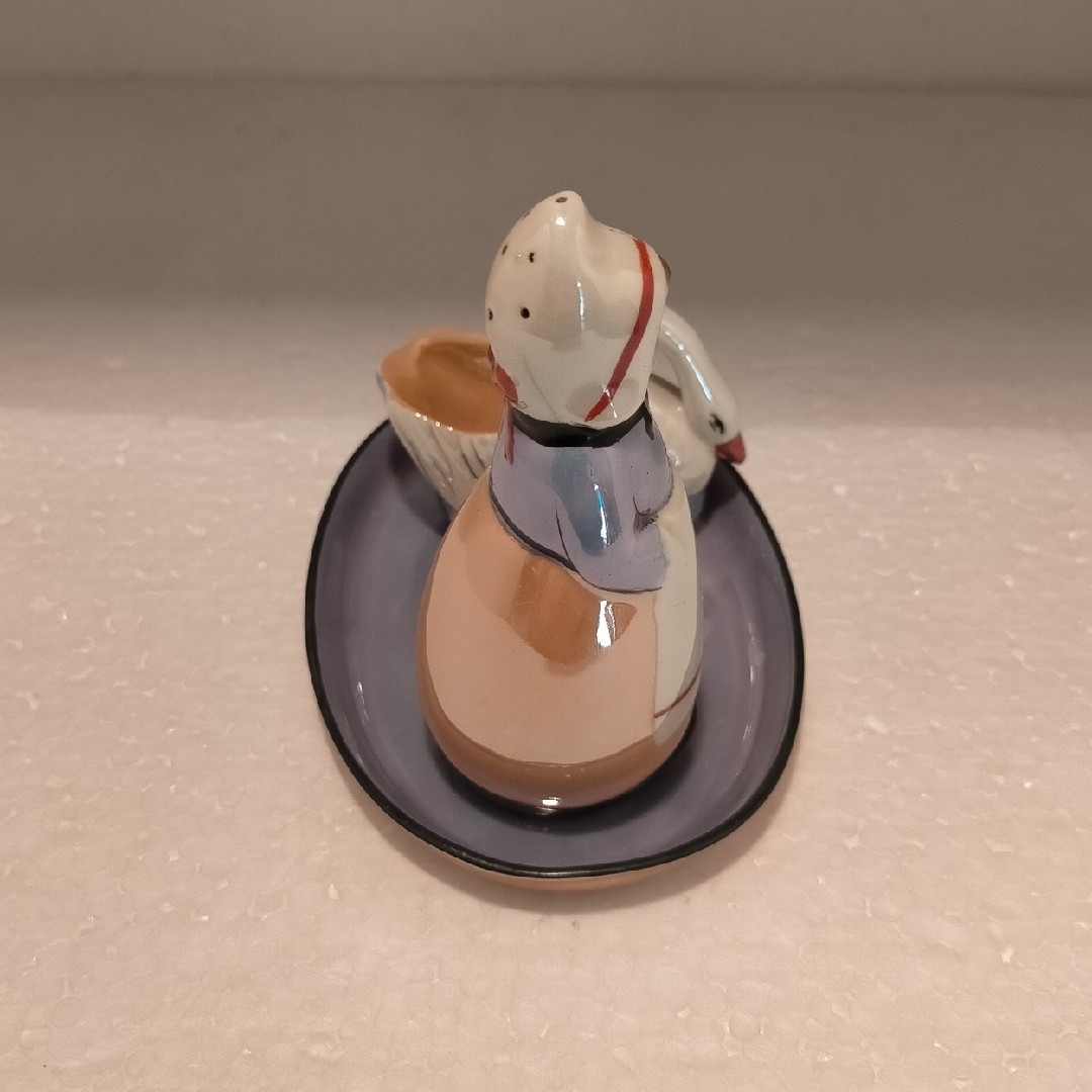 オールドノリタケ ラスター彩 オランダ少女とスワン 【公式通販】