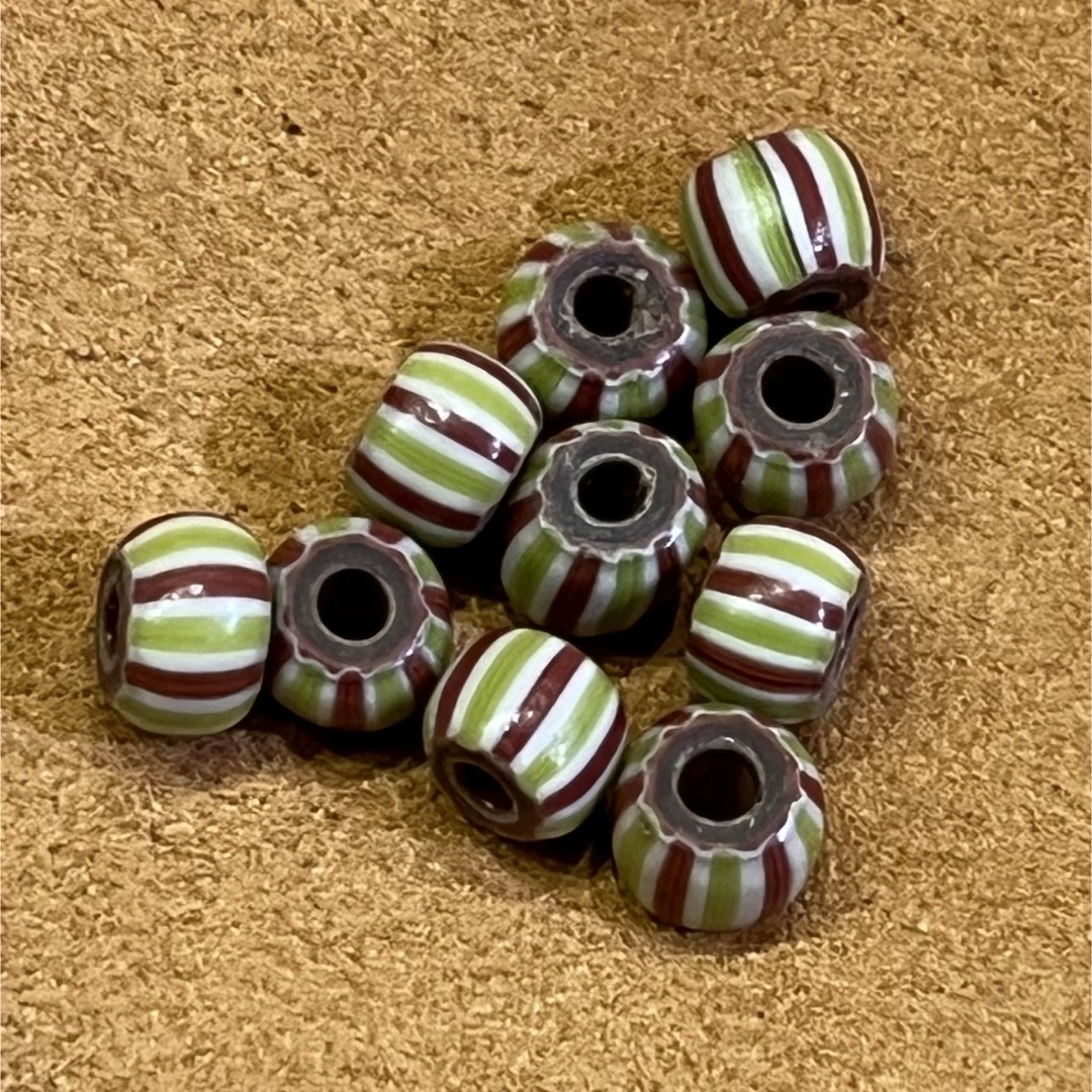 雰囲気抜群 7層シェブロンビーズ goro's等のカスタムに goro's