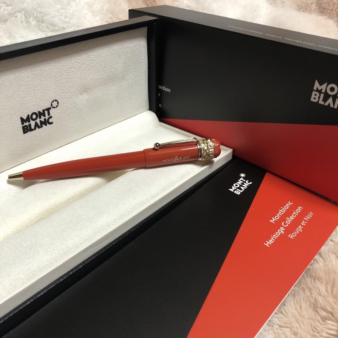 モンブラン ボールペン ヘリテイジコレクション スパイダー コーラル