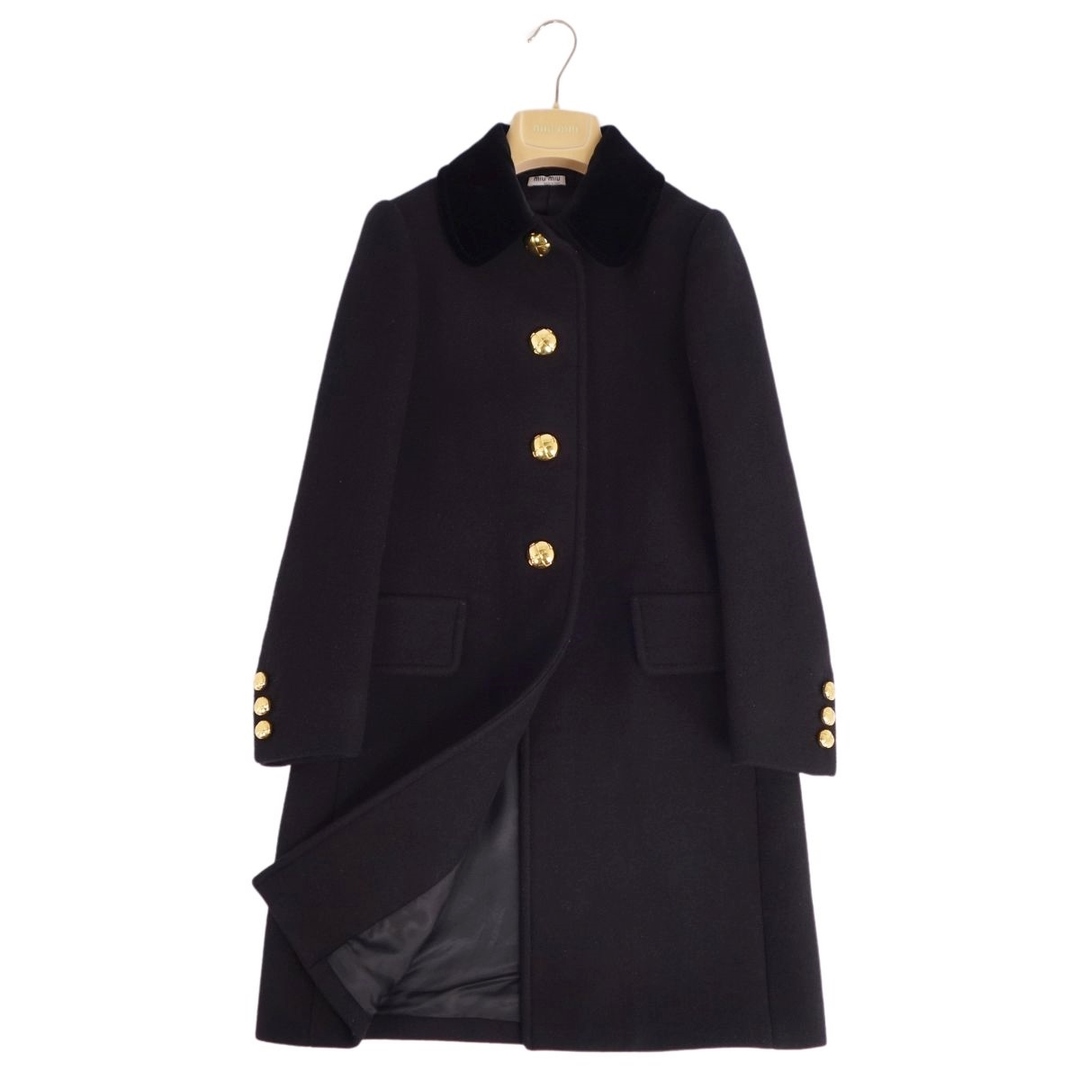 MIU MIU - 極美品 ミュウミュウ miumiu コート ステンカラーコート
