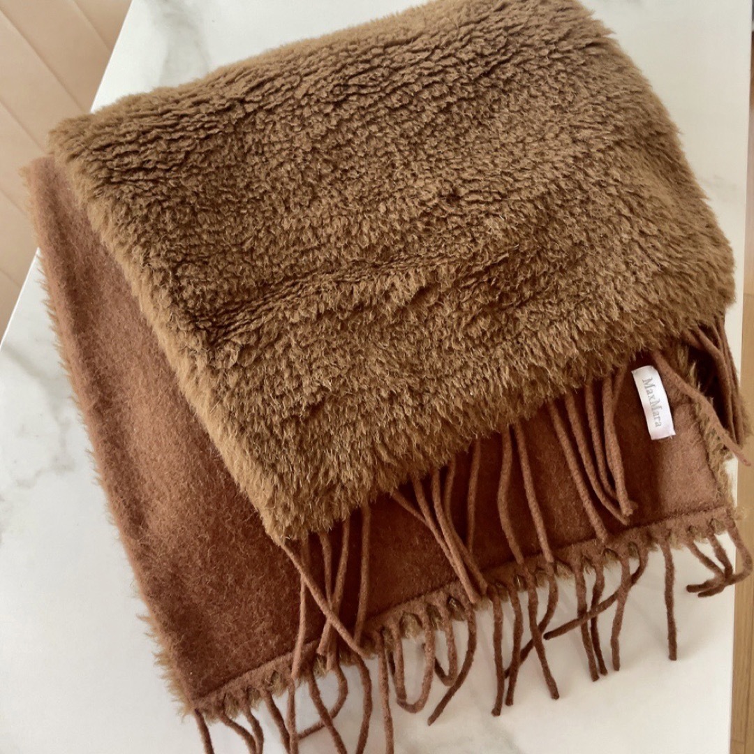 Max Mara テディベア ストール マフラー マックスマーラ 買う