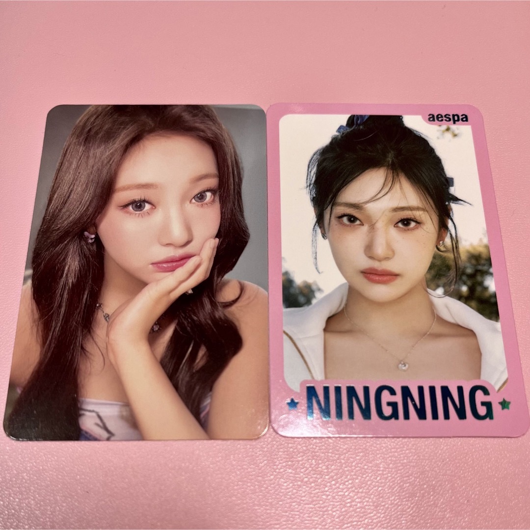 aespa ニンニン savageスペシャルMD トレカ2枚セット aespa ニンニン