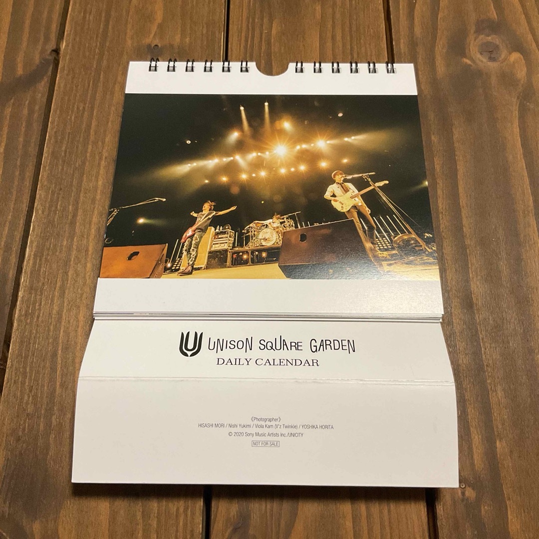 希少】UNISON SQUARE GARDEN 卓上カレンダー 希少】UNISON SQUARE