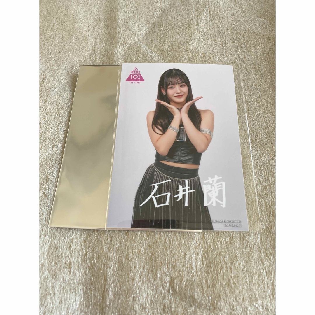 ME:I 石井蘭 直筆サイン入りポラロイド ME:I ミーアイ 石井蘭 ミャイズ