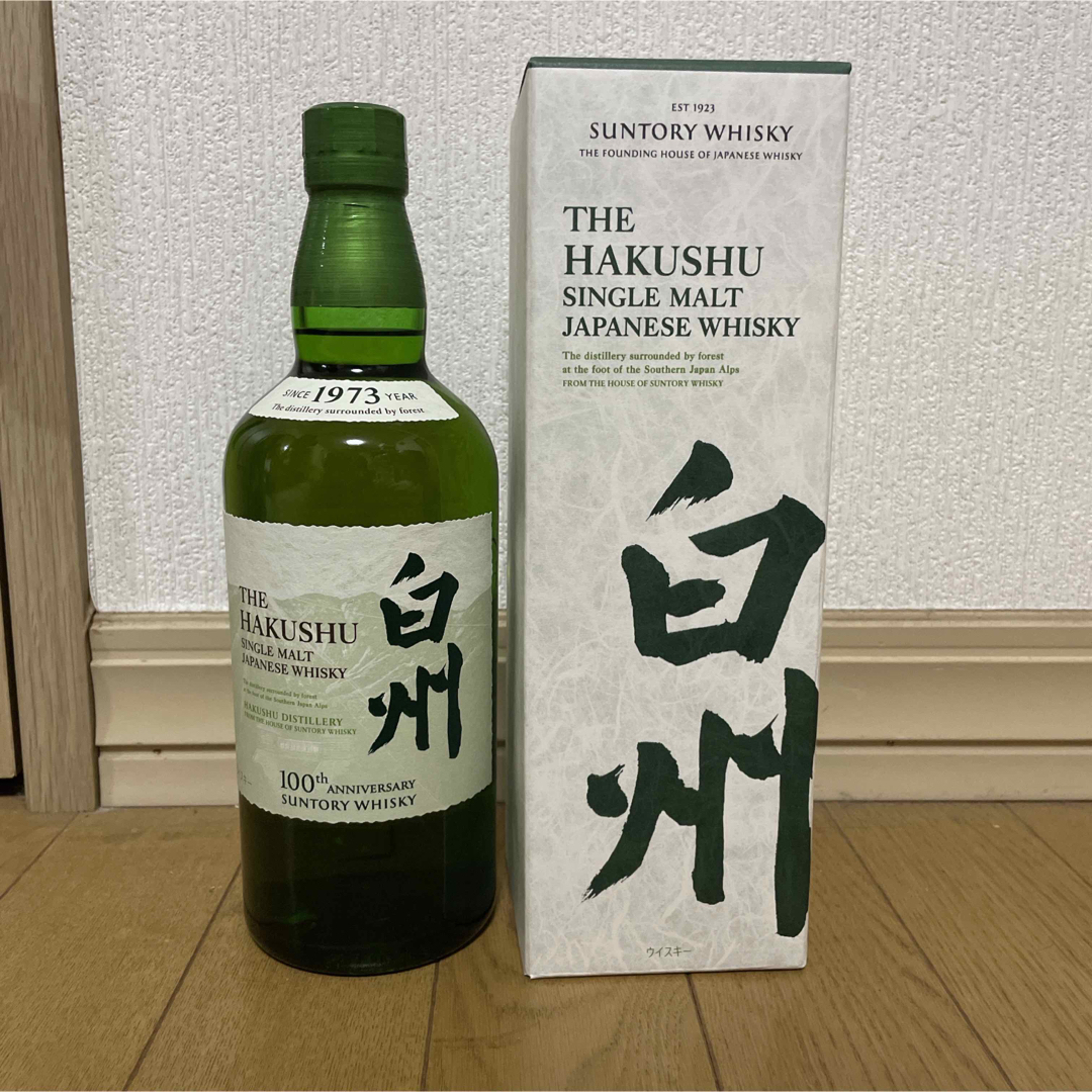 サントリー 白州 100周年限定ボトル シングルモルトウイスキー 700ml