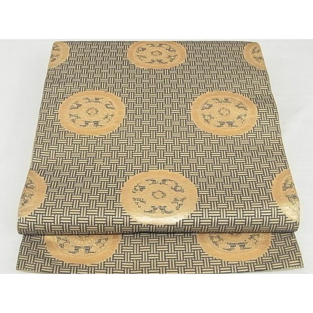 平和屋本店□最高級 龍村平蔵製 六通柄 本袋帯 糸屋金襴