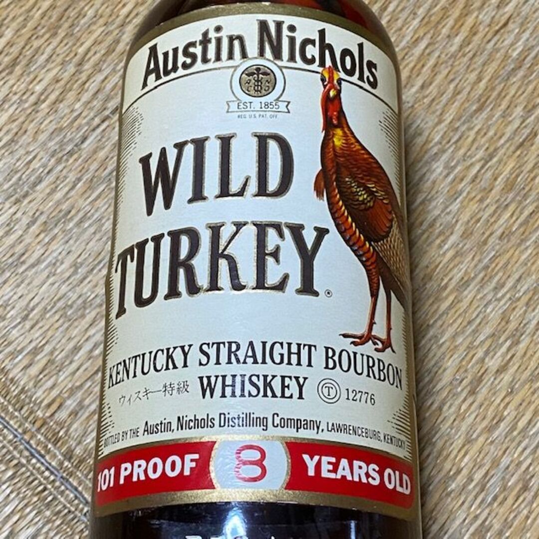 未開栓】ワイルドターキー旧ラベル8年 1000ml ワイルドターキーWILD