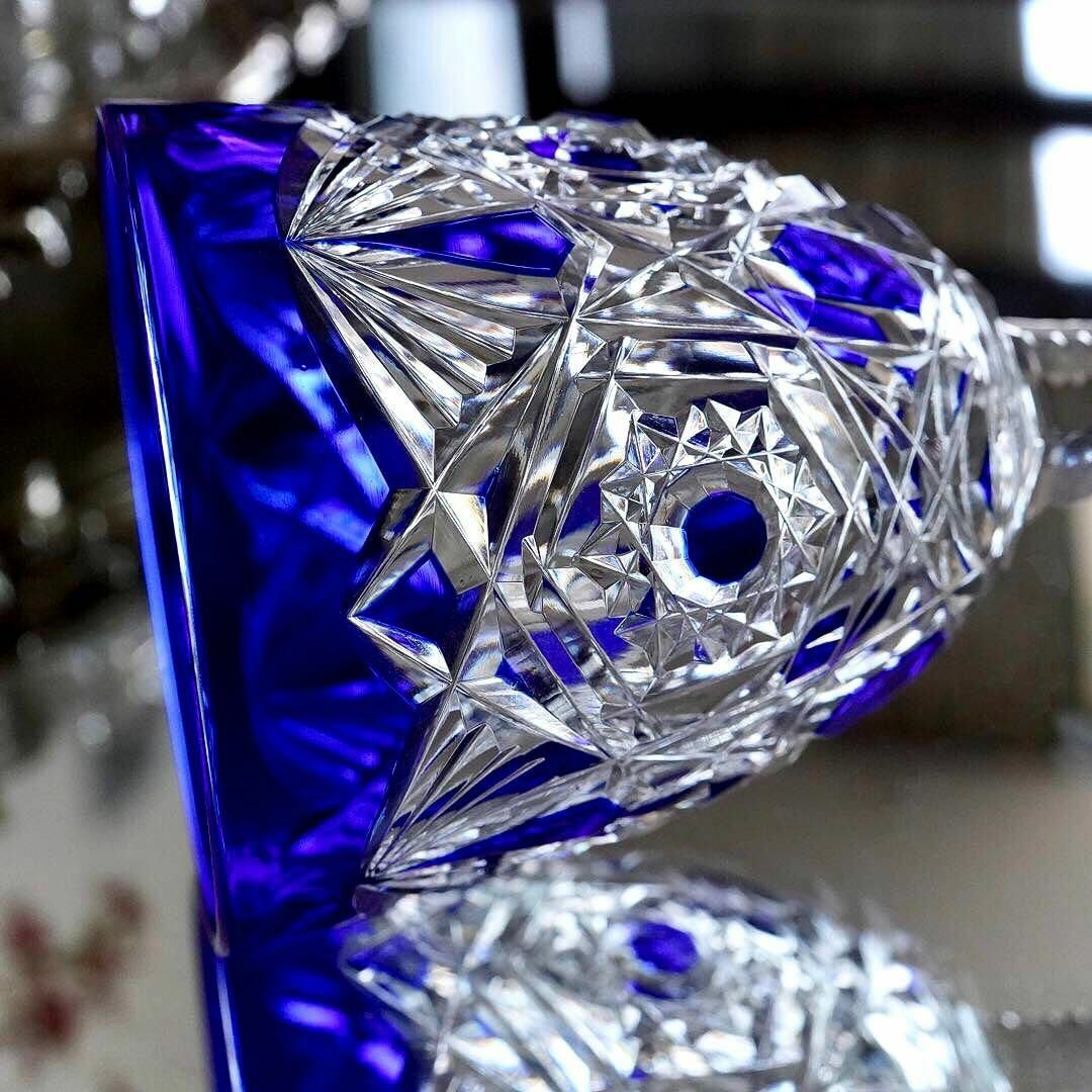 ブルーローズ 未使用 バカラ BACCARAT ラランドクロック ブルー ブルー