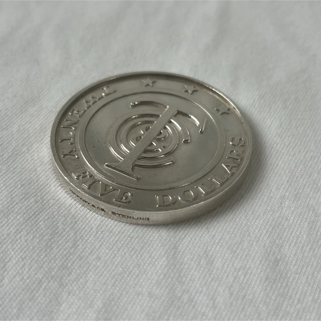 TIFFANY&Co. ティファニー STERLING マネーコイン 25ドル Genuine