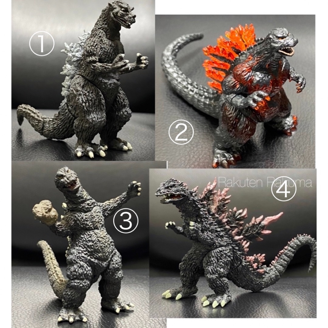ガチャHGゴジラ、シンゴジラ、他、約95体