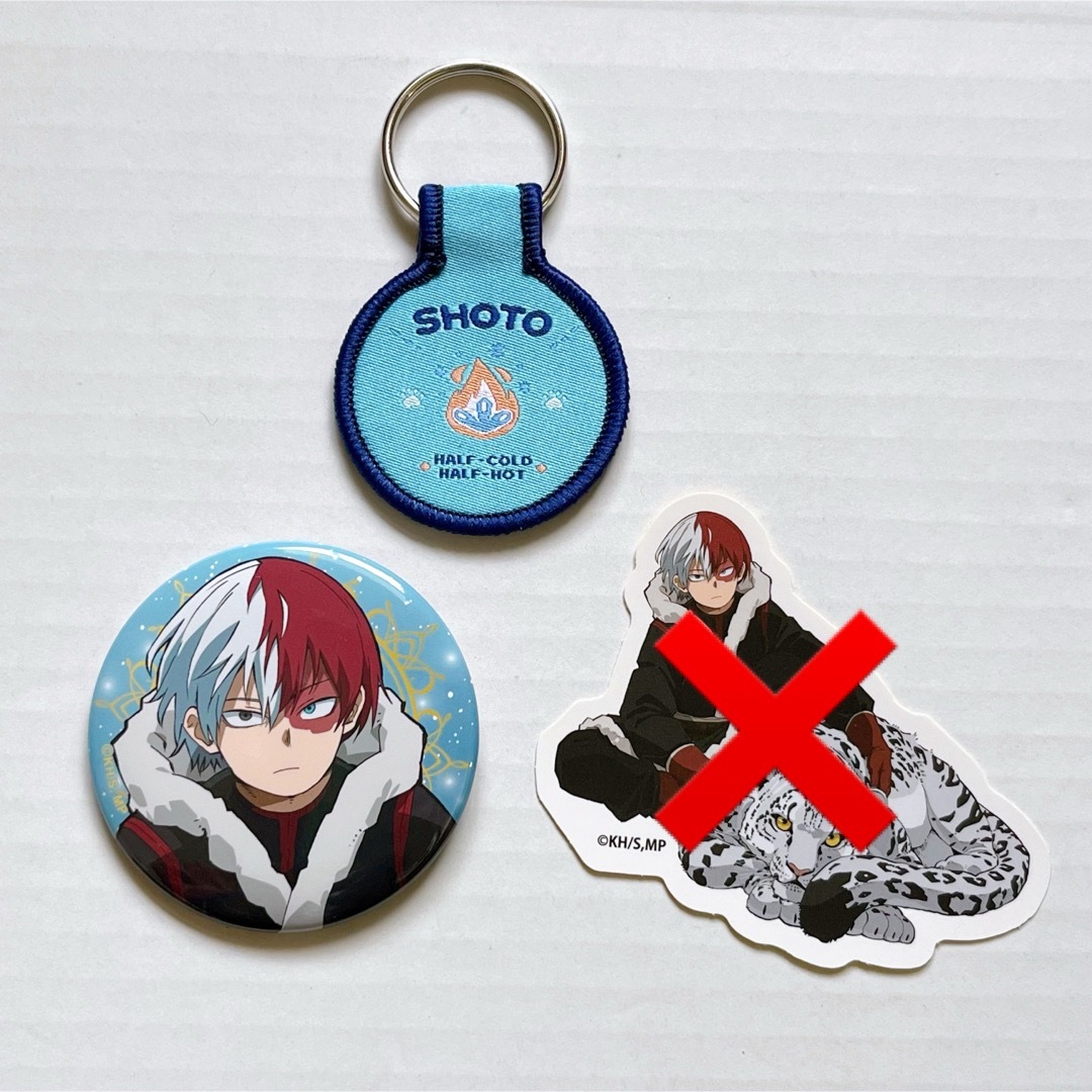 轟焦凍 パーティー準備 缶バッジ アニメイト セット売り 轟焦凍