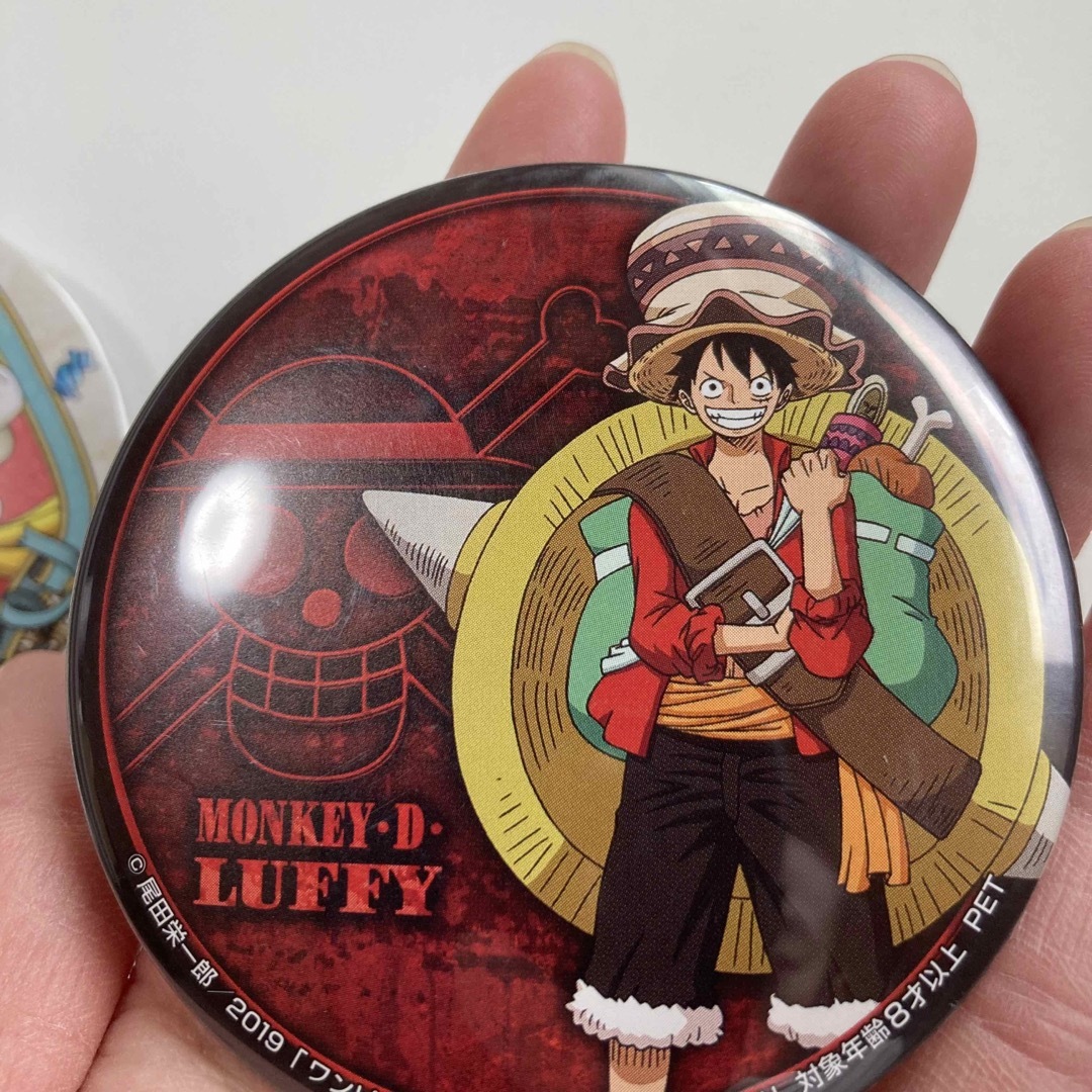 ワンピース ONE PIECE 缶バッジ 漢たちの戦場 ルフィ ワンピース ONE