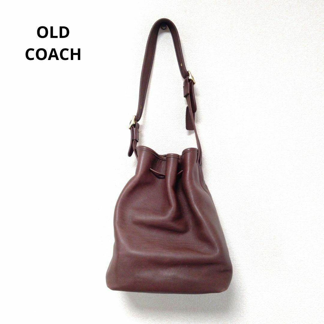 オールドコーチ ショルダーバッグ ブラウン 希少 COACH オールドコーチ