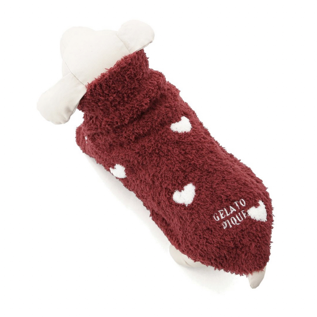 ジェラートピケ ハートアランハイネックプルオーバー S gelato pique