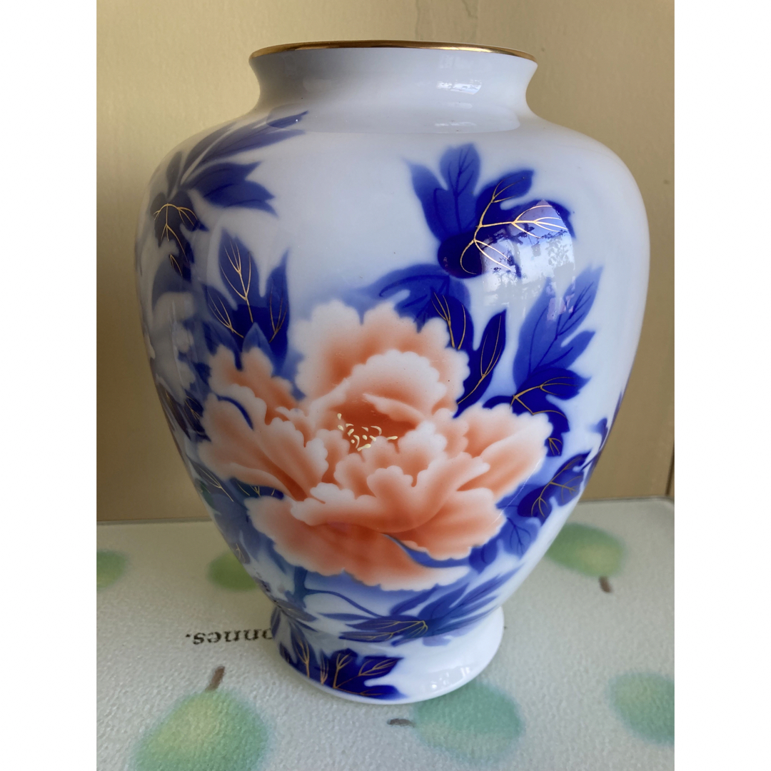 宮内庁御用達香蘭社花瓶「染錦花車」 高級花瓶 染錦花車）花瓶|有田焼の