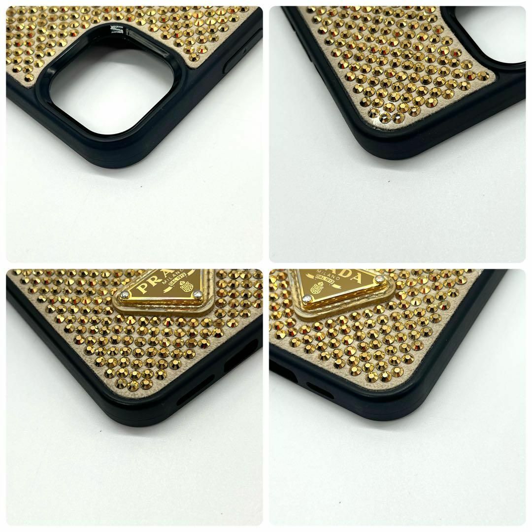 PRADA/iPhone 13 Proケース/ラインストーン PRADA プラダ iPhone15