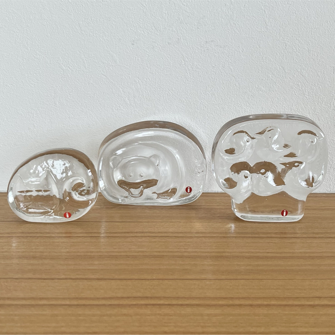 iittala - iittala ヨルマ・ヴェンノラ Karhu クマのガラスカード の