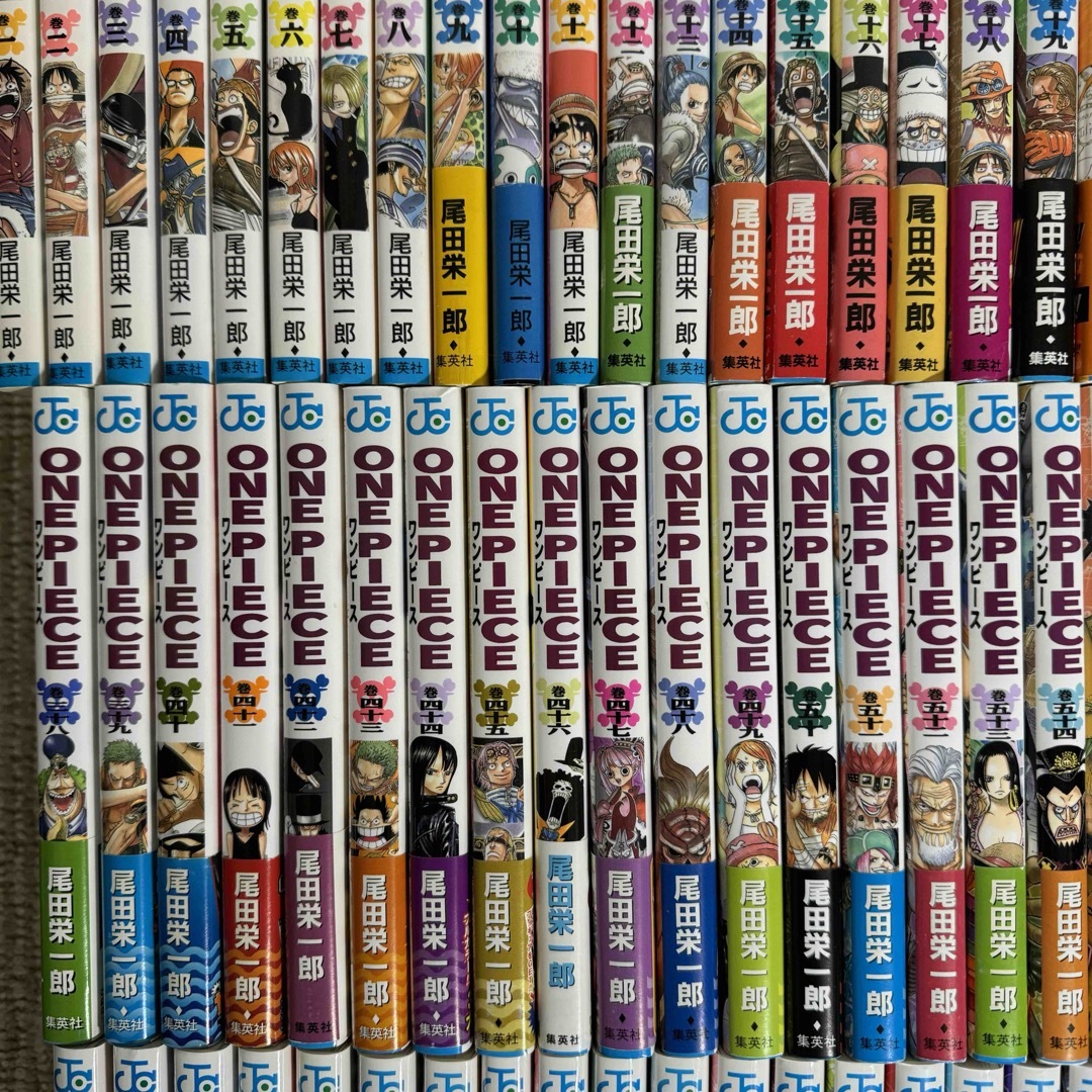 ONE PIECE 全巻セット 1巻〜109巻 クリアカバー付き ワンピース全巻