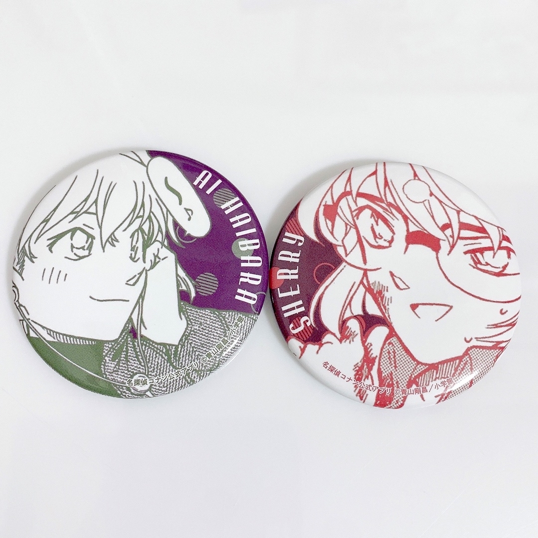 名探偵コナン 灰原哀 agf缶バッチ 59個 名探偵コナン 灰原哀 agf缶