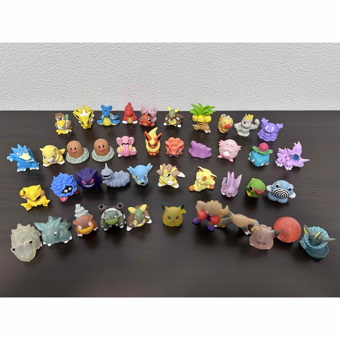 値下げ】初代ポケモンキッズ 指人形 クリアバージョンあり 42体の通販