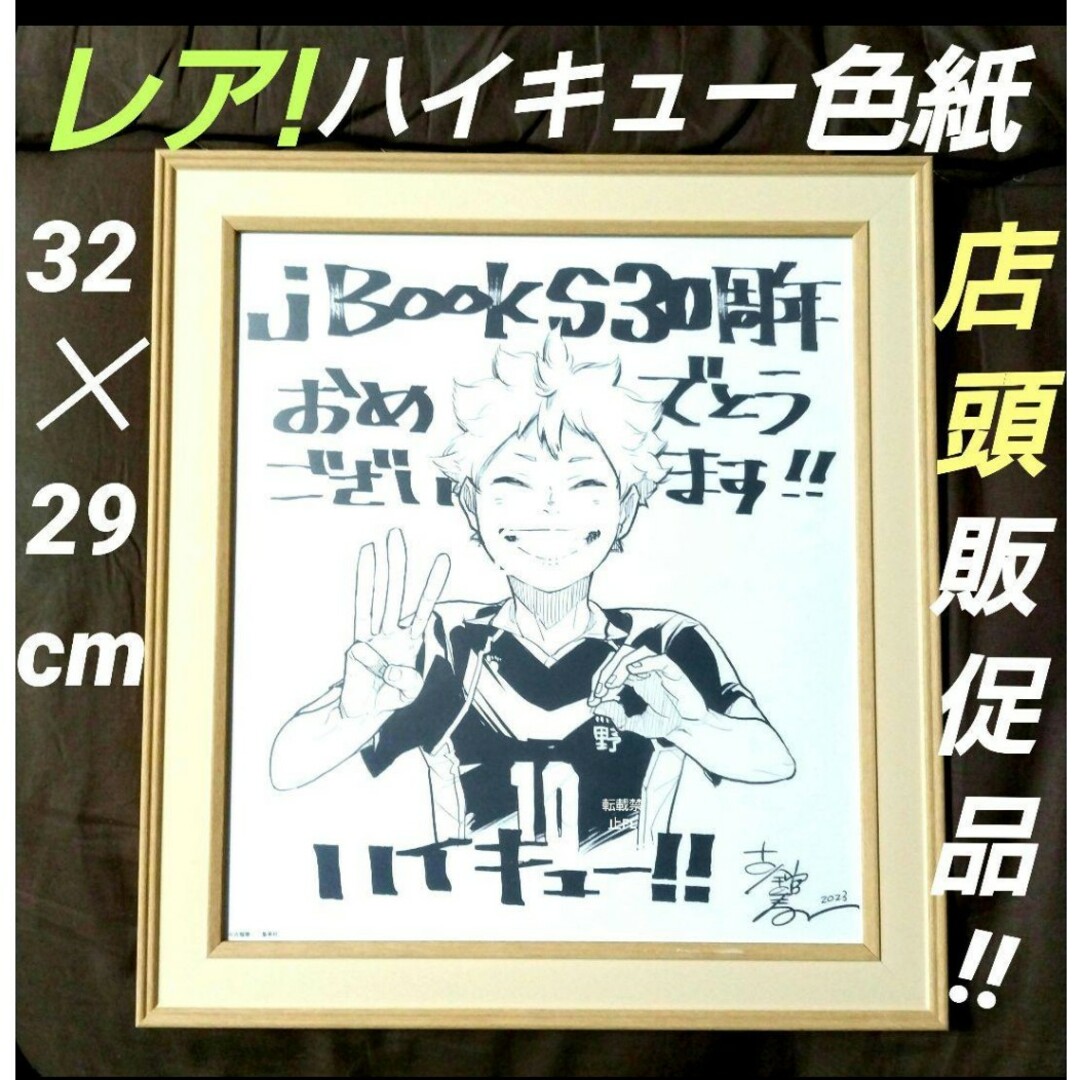 ハイキュー 日向翔陽 複製 色紙 サイン 完結記念 ジャンプGIGA 当選品