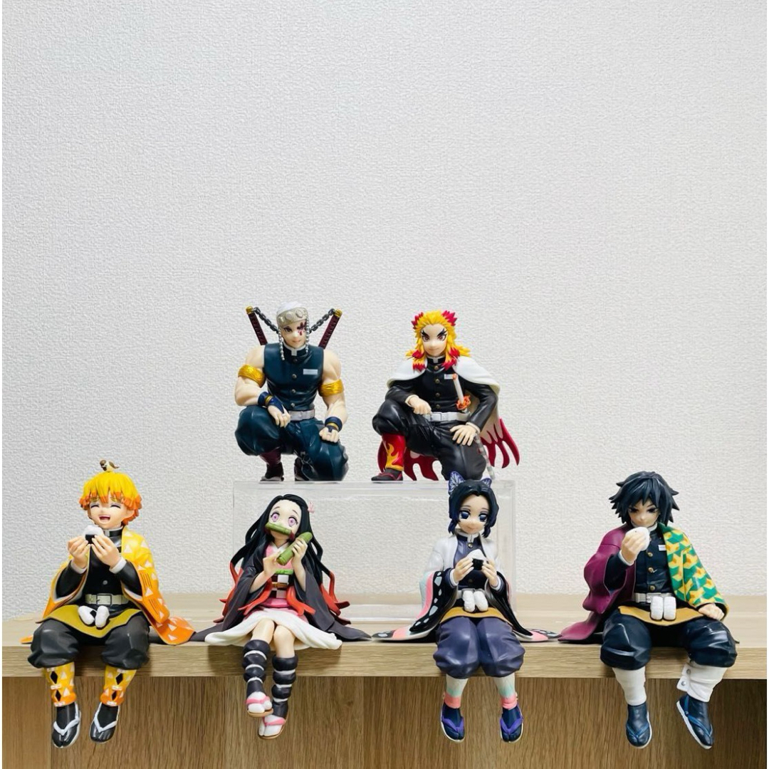 鬼滅の刃 - 鬼滅の刃ヌードルストッパー6体まとめ売りプライズ