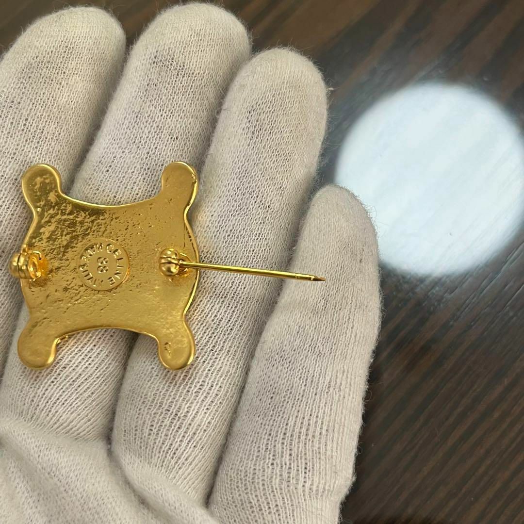 CELINE - ［美品］セリーヌ トリオンフ ブローチ ラインストーン