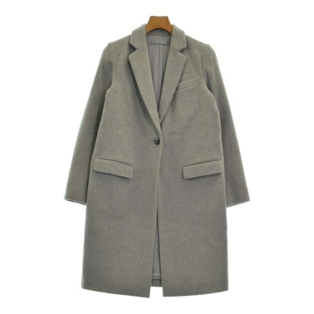 theory グレー チェスターコート M
