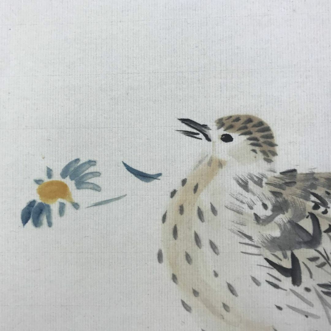 真作/矢野橋村/江山清趣図/山水図/横物/掛軸/名家伝来/AE-256