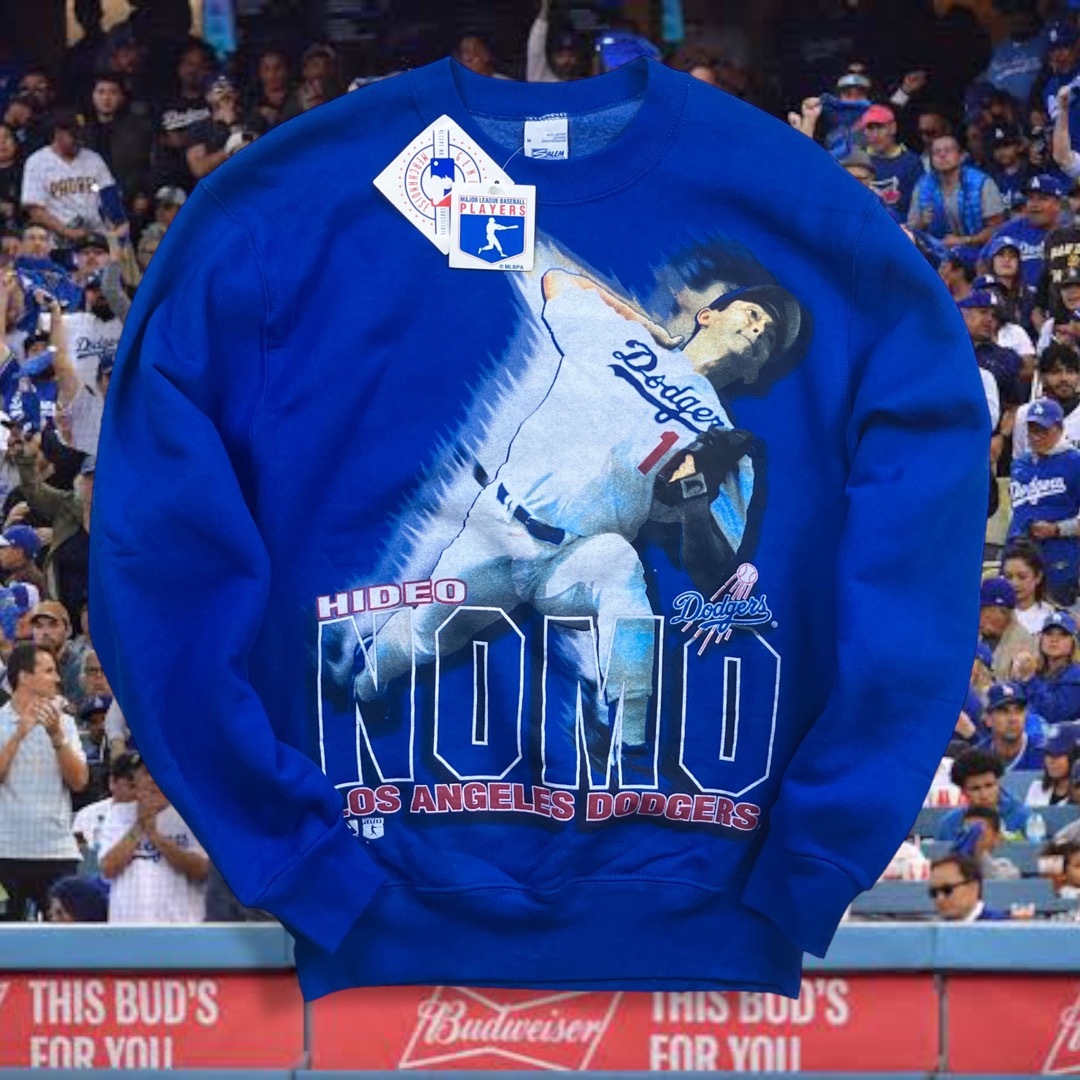 デッドストック】 90s USA製 野茂英雄 ドジャース スウェット